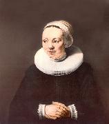 REMBRANDT Harmenszoon van Rijn, Adriaantje Hollaer  wife of the painter Hendrick Martensz Sorgh